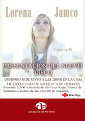 Concierto benéfico a favor de Cruz Roja de Lorena Jamco en Azuqueca