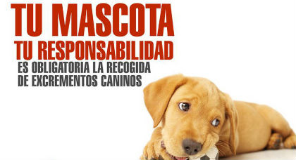 Azuqueca refuerza la campaña de concienciación dirigida a los propietarios de mascotas