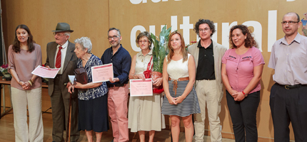 Ganadores del tercer concurso de flores de Guadalajara. (Foto: J. Ropero)