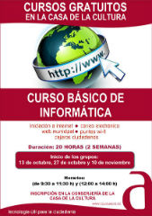 En octubre comienza una nueva edición de los cursos básicos de informática en Azuqueca