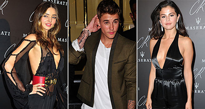 Triángulo amoroso en Paris: Bieber, Gómez y Kerr