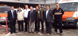 Una delegación China se interesa por el servicio que presta Protección Civil en Guadalajara