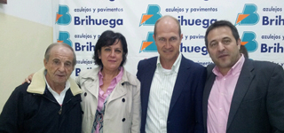 Del Río asiste al partido de la Copa del Rey que enfrentó al Brihuega con el Inter Movistar