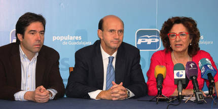 Robisco, Sánchez y Riolobos. (Foto: PP)