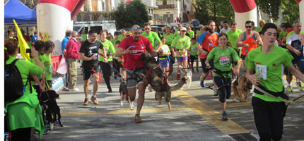 Trillo abre el VI Circuito de Canicross de Guadalajara
