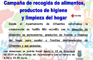 Cifuentes solicita la solidaridad de sus vecinos para ayudar a las familias más desfavorecidas de este municipio