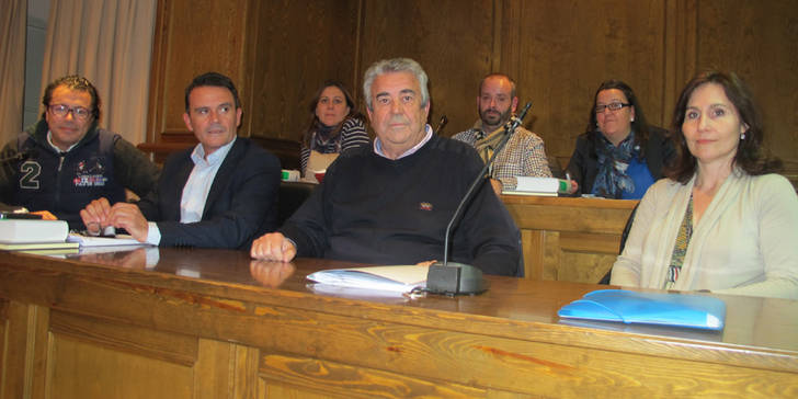 Concejales del PP en Alovera.