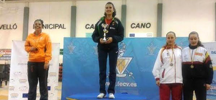 María Mateos, campeona de España cadete y primera del ránking nacional