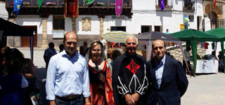 Juan Pablo Sánchez Sánchez-Seco asiste a la Jornada Medieval en Auñón