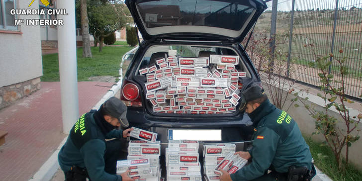 Tabaco intervenido. (Foto: Guardia Civil.)