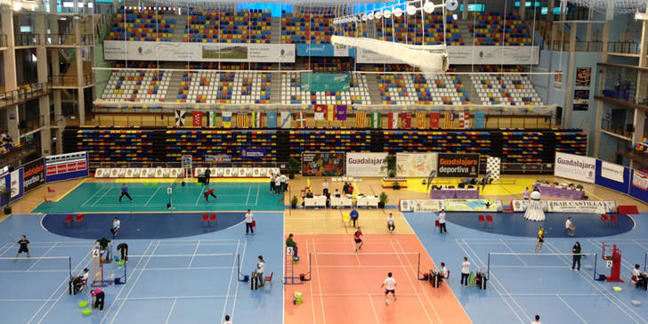 El Palacio Multiusos de Guadalajara, sede del Master Nacional de Bádminton sub-15 y sub-19