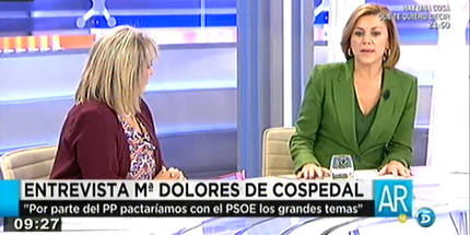 Cospedal es entrevistada en el programa de Ana Rosa.