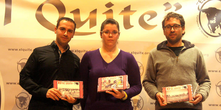 Ganadores del concurso organizado por la peña 'El Quite'.