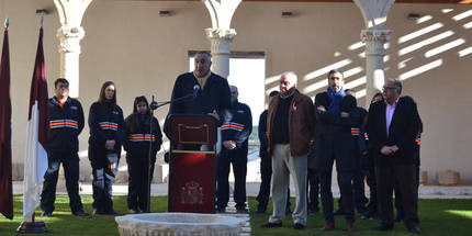El director general de Protección Ciudadana asiste a la presentación de la Agrupación de Voluntarios de Protección Civil de Cogolludo. (Foto: Gobierno regional)
