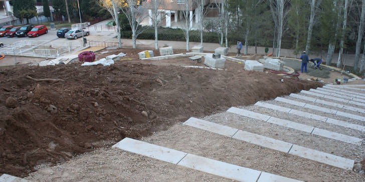 Las obras del Parque de las Torres, a pocas semanas de su finalización