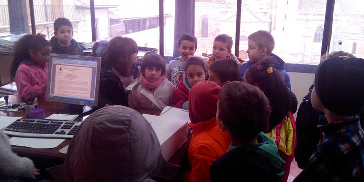 Los niños de primaria de Sigüenza conocen el funcionamiento y las instalaciones del Ayuntamiento