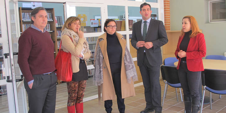 Inauguración de la biblioteca de Cabanillas.