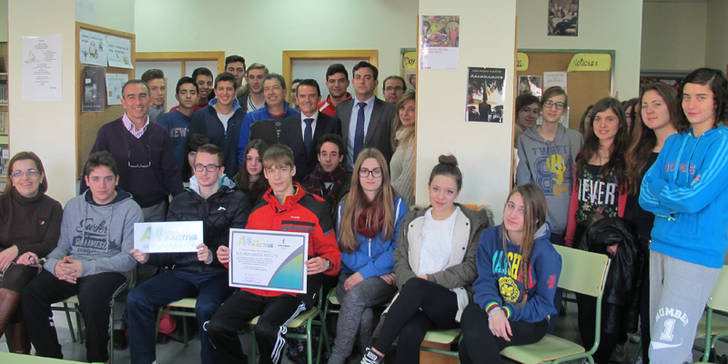 El instituto Ana Mª Matute, reconocido por el Gobierno regional como centro promotor de vida sana