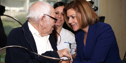 Cospedal afirma que el Gobierno ha garantizado la prestación integral de servicios a nuestros mayores pese a los 5.000 millones de deuda sanitaria heredada