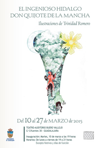 La Sala del TABV acoge la exposición de ilustraciones sobre El Ingenioso Hidalgo Don Quijote de La Mancha