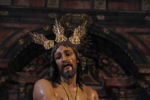 La bendición de la nueva imagen de la “Flagelación de Jesús' preludia la Semana Santa seguntina