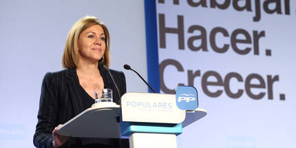 Cospedal asegura que el PP ofrece resultados frente a “quienes quieren quitar el AVE o bajar un 20 por ciento las pensiones”