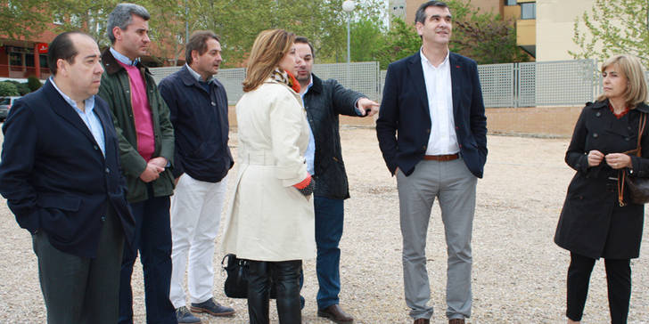 Román se compromete a seguir recuperando los restos urbanos de la ciudad