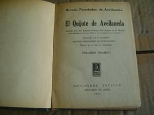 Homenaje al Quijote de Avellaneda