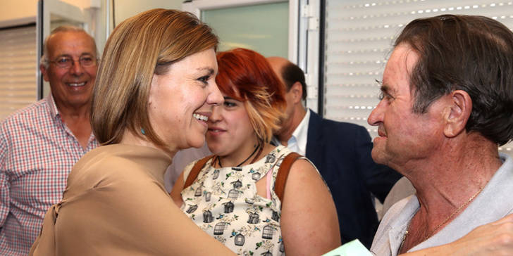 Cospedal señala que el futuro de Castilla-La Mancha es el PP porque es quien defiende a los ciudadanos