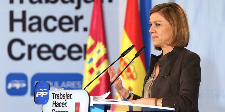 Cospedal sabe que ganará, Blanco de mitin con niños y Ciudadanos, más líos