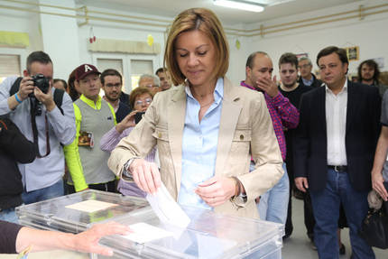Cospedal anima a participar en los comicios electorales para sentirnos protagonistas de lo que suceda en nuestra tierra en los próximos años