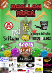 Caspueñas celebra su primer festival Agallón Rock