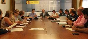 El subdelegado del Gobierno co-preside la Junta Local de Seguridad de Guadalajara y la de Alovera