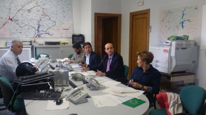 El subdelegado del Gobierno, pendiente del mantenimiento de las estaciones ante una posible emergencia nuclear