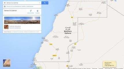 Google Maps se "equivoca" al diferenciar el Sáhara Occidental