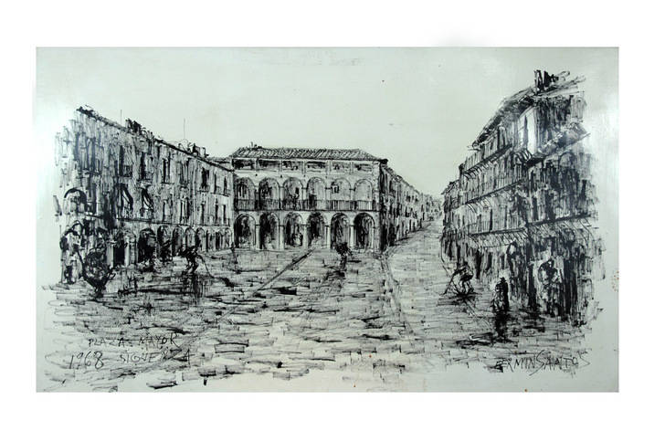 Sigüenza recibe la donación de 428 obras de Fermín Santos y de Antonio Santos Viana