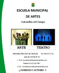 Nace la Escuela Municipal de Artes de Cabanillas, donde se impartirán disciplinas plásticas y teatro 