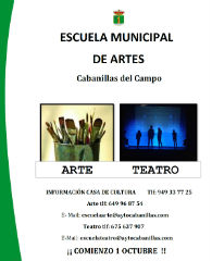Nace la Escuela Municipal de Artes de Cabanillas, donde se impartirán disciplinas plásticas y teatro