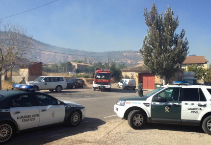 Extinguido el incendio declarado el viernes en Muduex