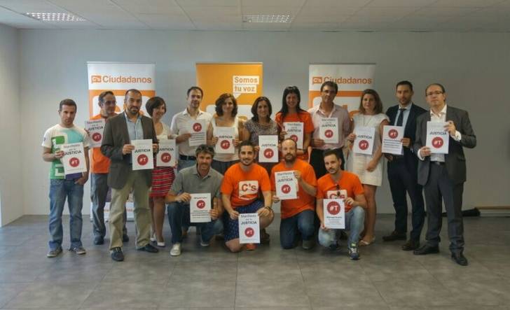 Ciudadanos (Cs) Guadalajara recibe a la Brigada #T en defensa de una Justicia independiente