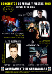 Bustamante, M-Clan y Maldita Nerea, conciertos estrella de las Ferias y Fiestas