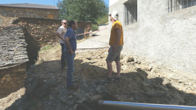 La Diputación lleva a cabo obras de renovación de redes y pavimentación en Condemios de Arriba, Hijes y Aldeanueva de Atienza