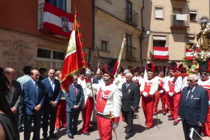 El presidente de la Diputación asiste en Molina a la festividad de la Virgen del Carmen