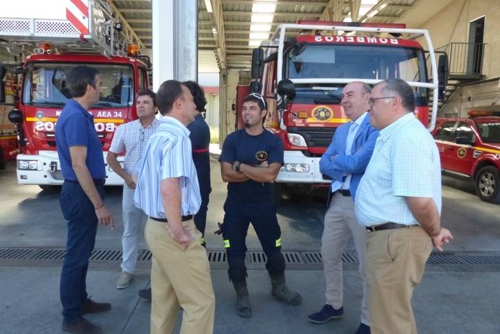 Latre anuncia una nueva ampliación del Parque de Bomberos de Azuqueca tras las obras de reforma ejecutadas