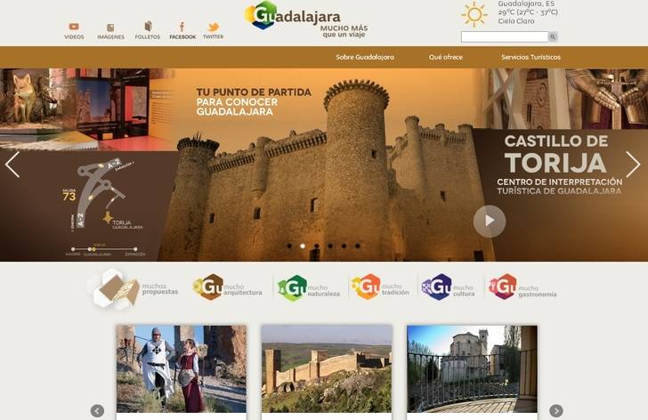 La página web de turismo de la Diputación recibe más de 150.000 visitas en nueve meses