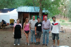 El alcalde de Sigüenza y el concejal de Juventud visitaron el campamento de 'Abriendo Camino' 
