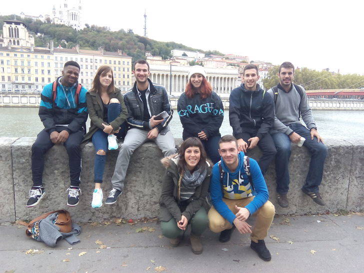 Siete jóvenes cabanilleros regresan de un intercambio a Lyon
