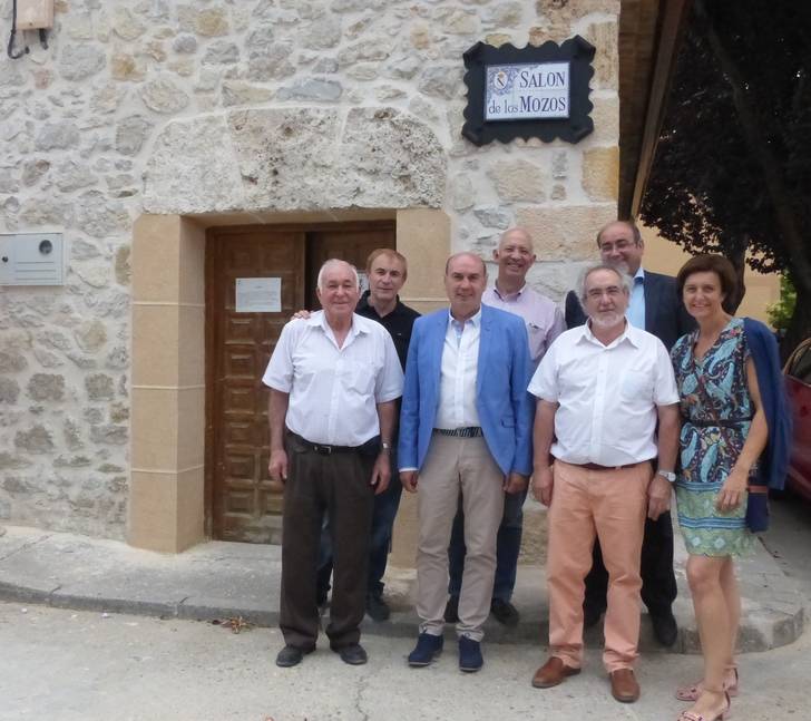 El presidente de la Diputación asiste en Baides a la inauguración del Salón de los Mozos