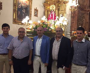 El presidente de la Diputación asiste a las fiestas de Illana, en honor a la Virgen del Socorro