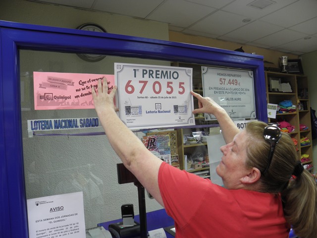 Parte del 1º Premio de la Lotería Nacional cae en Brihuega